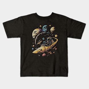 Space Vivid Color Style v.5 Kids T-Shirt